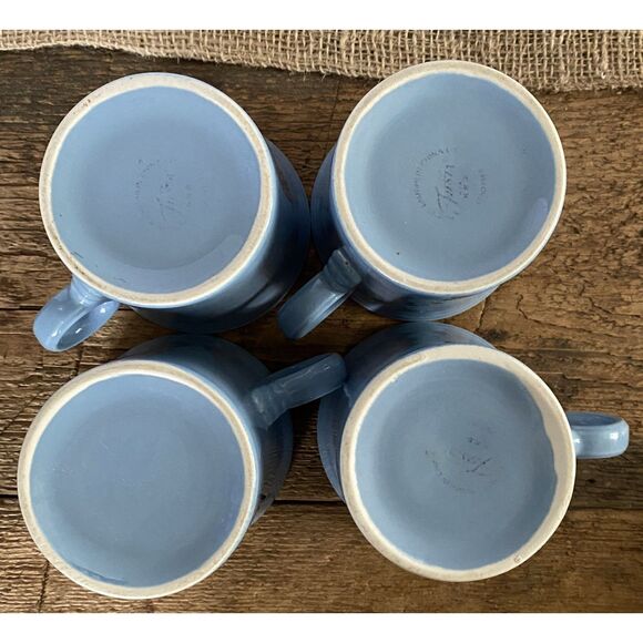 Fiestaware Periwinkle Classic Ring Handle 10.4 Oz Mugs - Picture 3 of 6